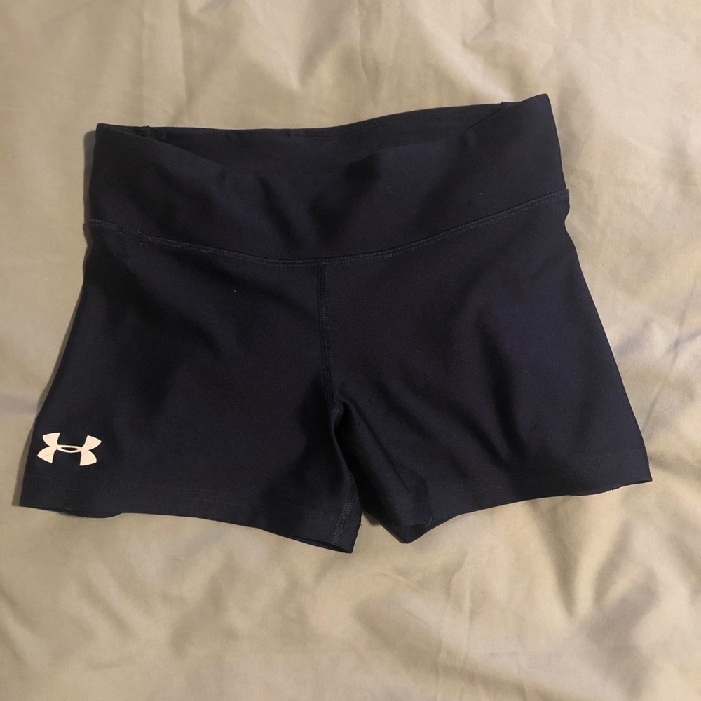 Navy blue spandex